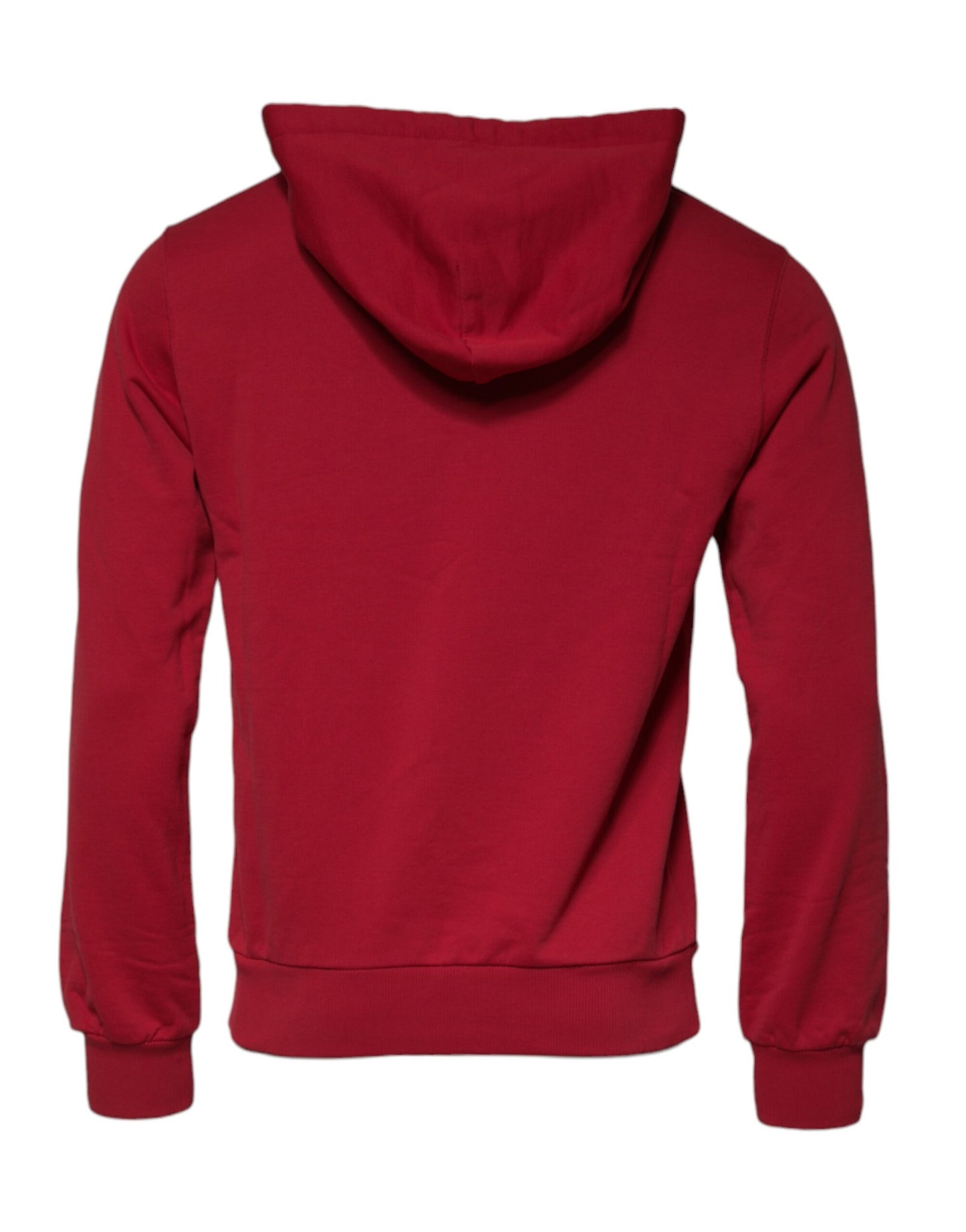 Red Cotton Logo Hooded Sweatshirt Sweater