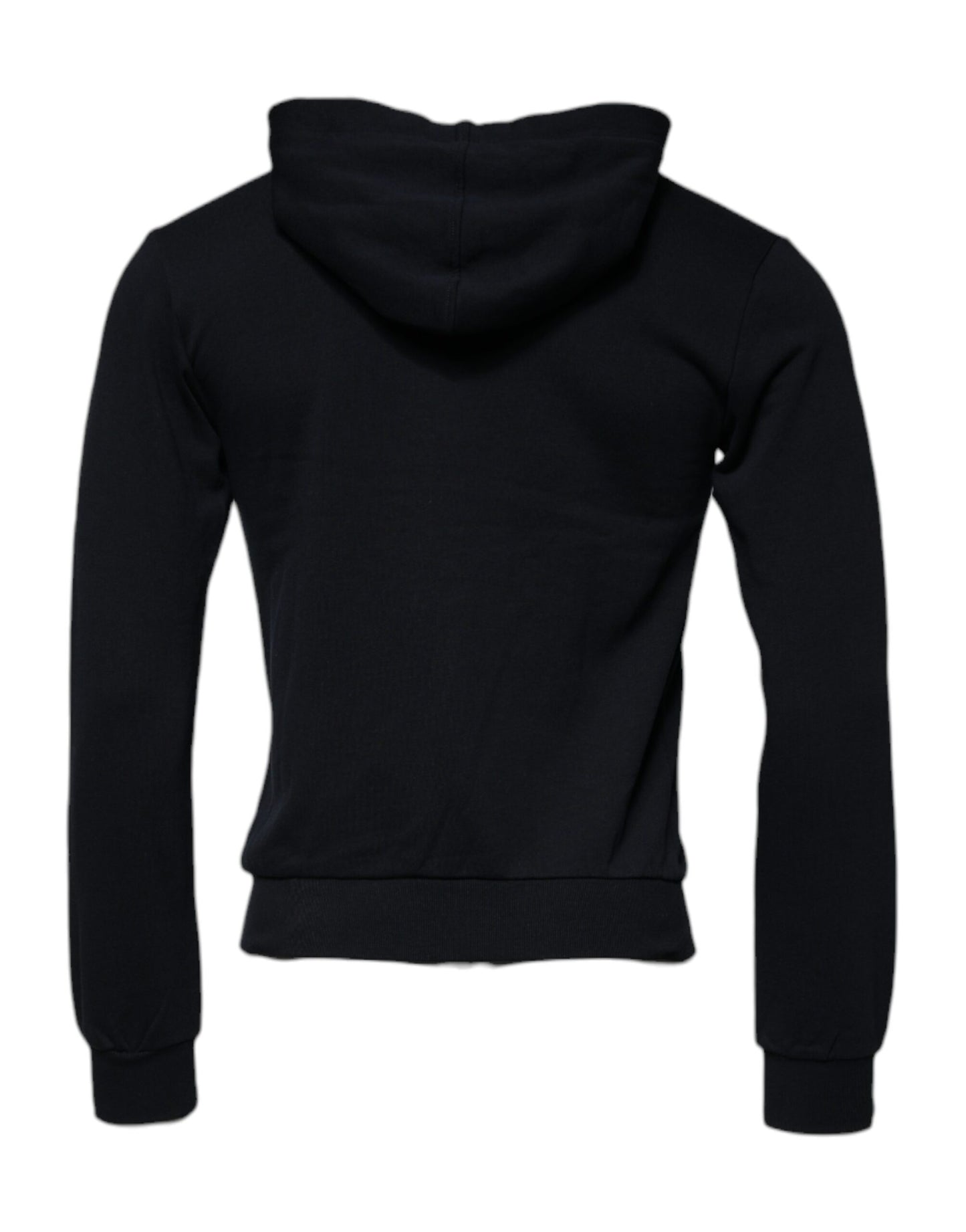 Black Logo Full Zip Hooded Sweatshirt Sweater