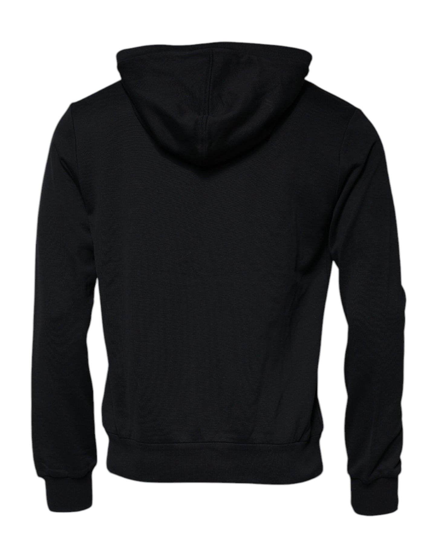 Black Logo Full Zip Hooded Sweatshirt Sweater