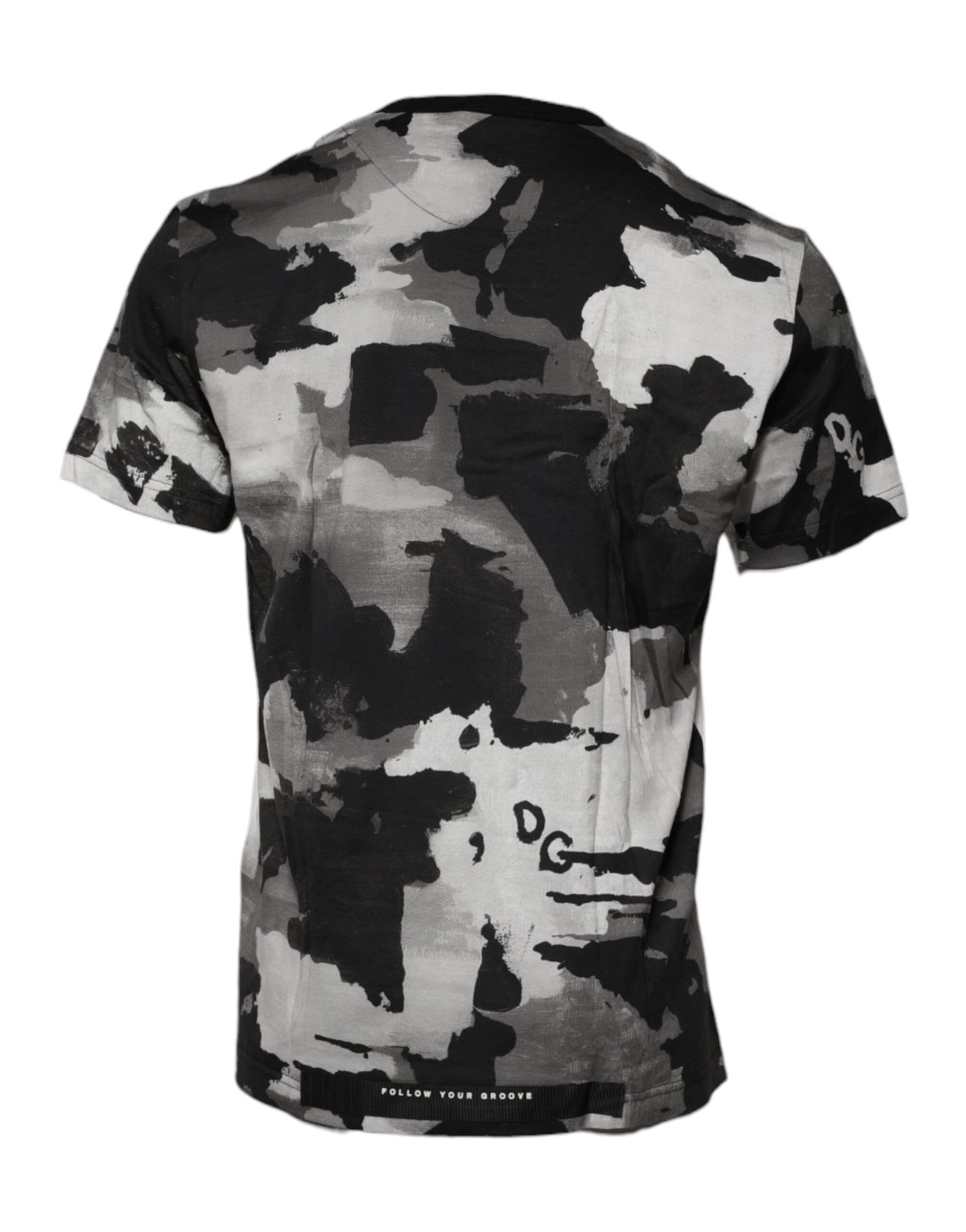 Multicolor Camouflage Crew Neck T-shirt