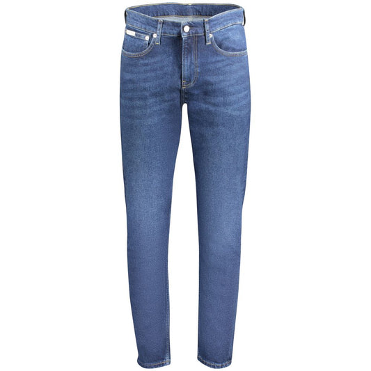 Blue Cotton Men Jean