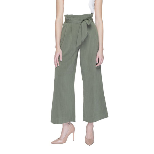 Green Viscose Jeans & Pant