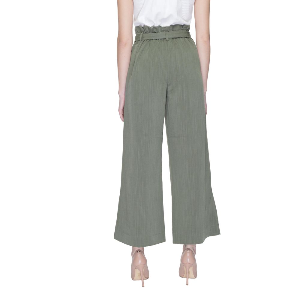 Green Viscose Jeans & Pant