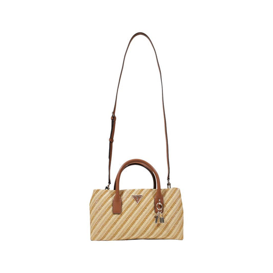 Beige Polypropylene Handbag