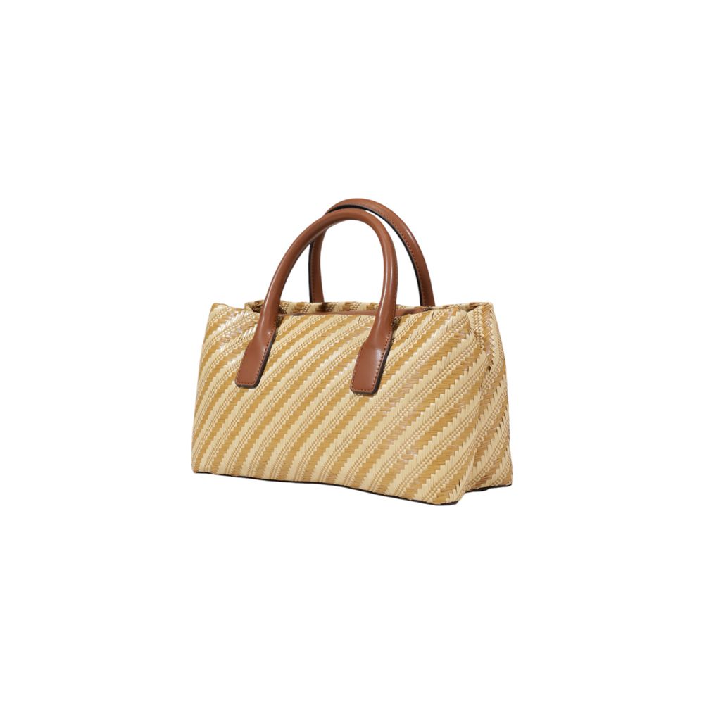 Beige Polypropylene Handbag