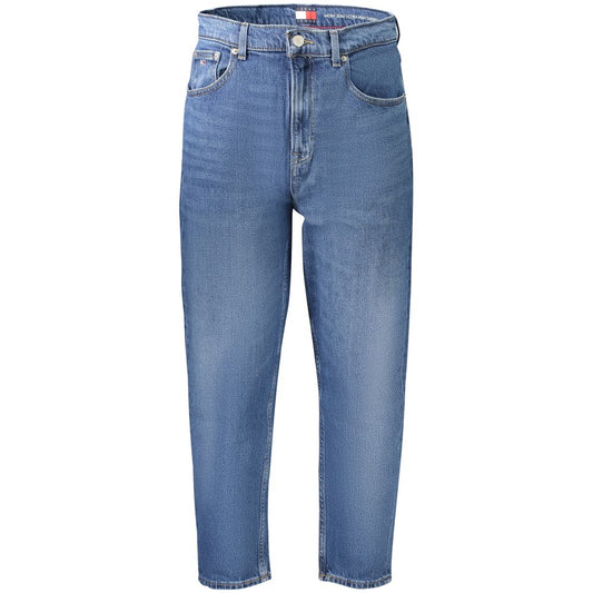 Blue Cotton Women Jeans