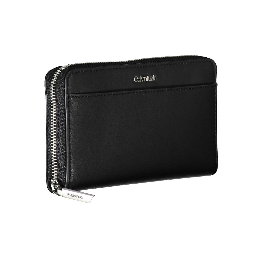 Black Polyethylene Women Wallet