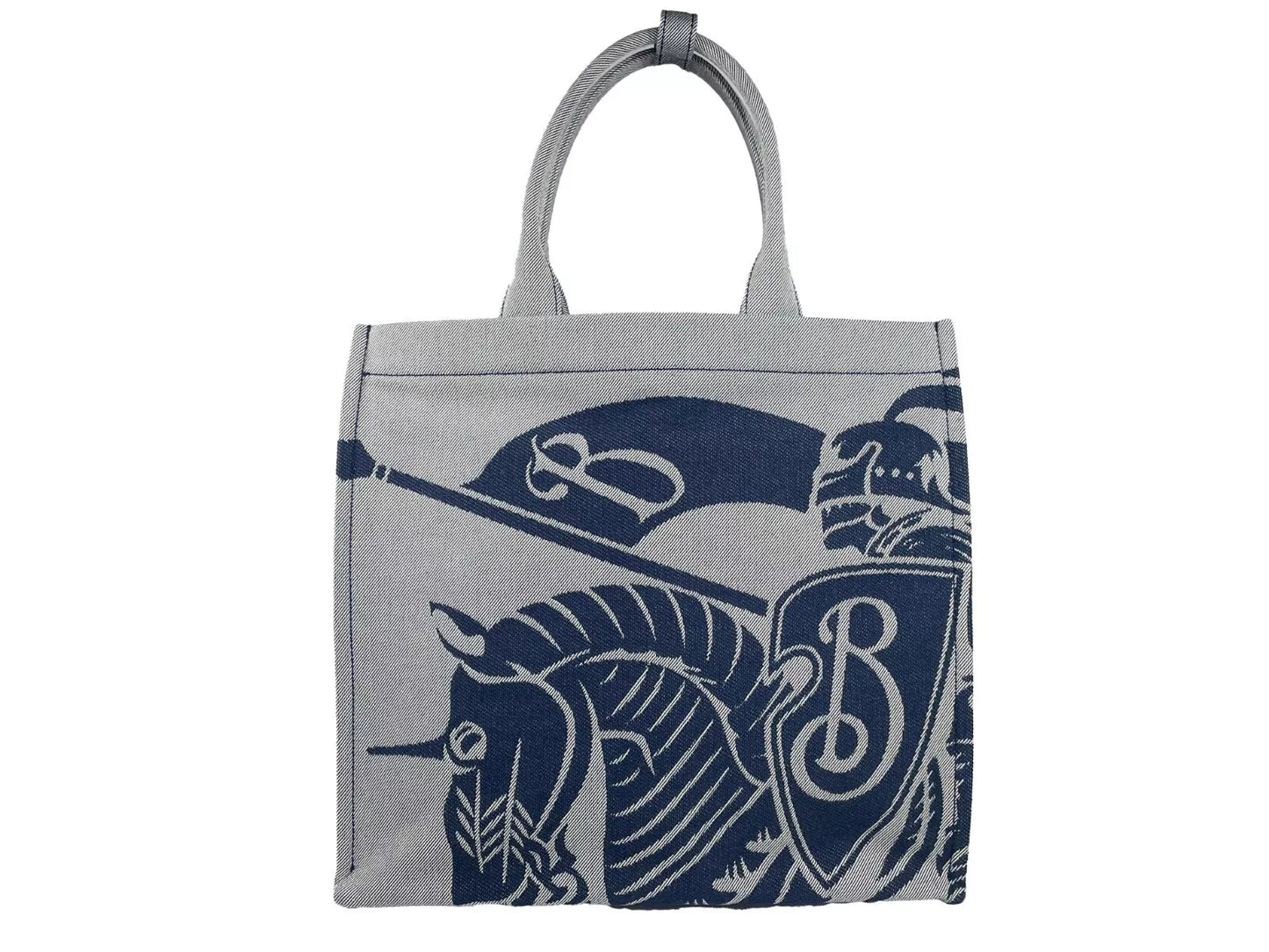 Navy EKD Canvas Tote Bag With Coin Pouch