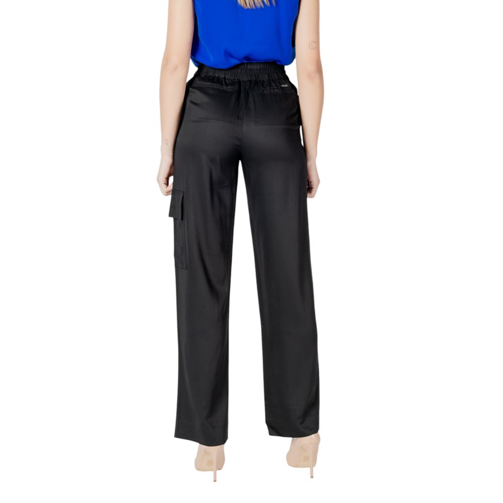 Black Viscose Jeans & Pant