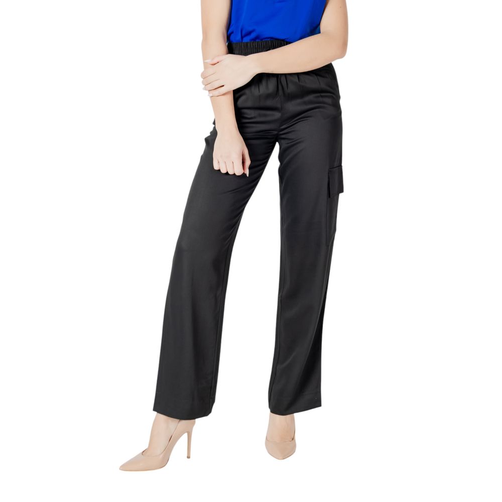 Black Viscose Jeans & Pant