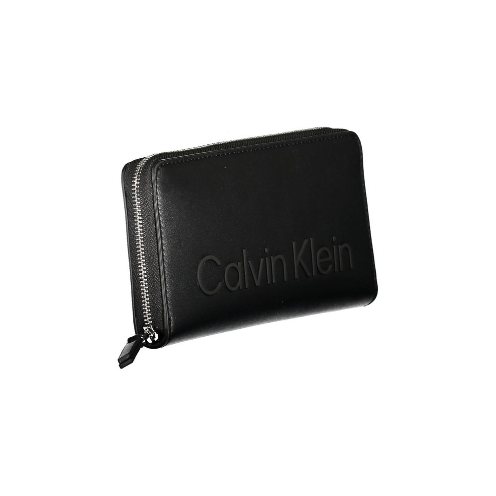 Black Polyethylene Women Wallet