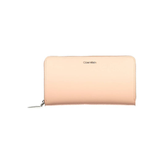 Pink Polyethylene Women Wallet