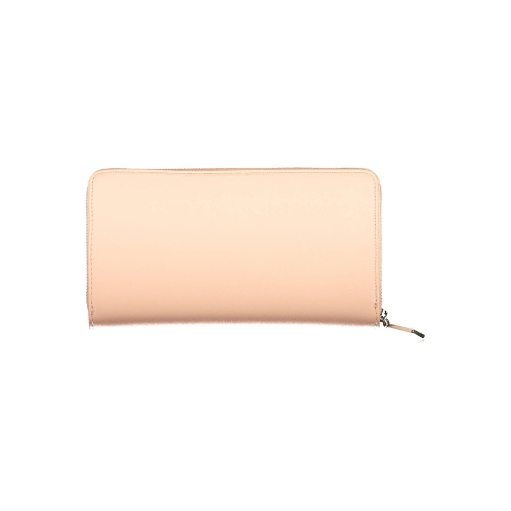 Pink Polyethylene Women Wallet