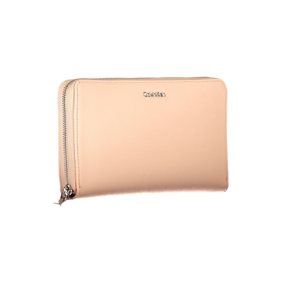 Pink Polyethylene Women Wallet