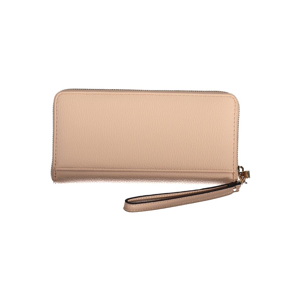 Pink Polyethylene Women Wallet