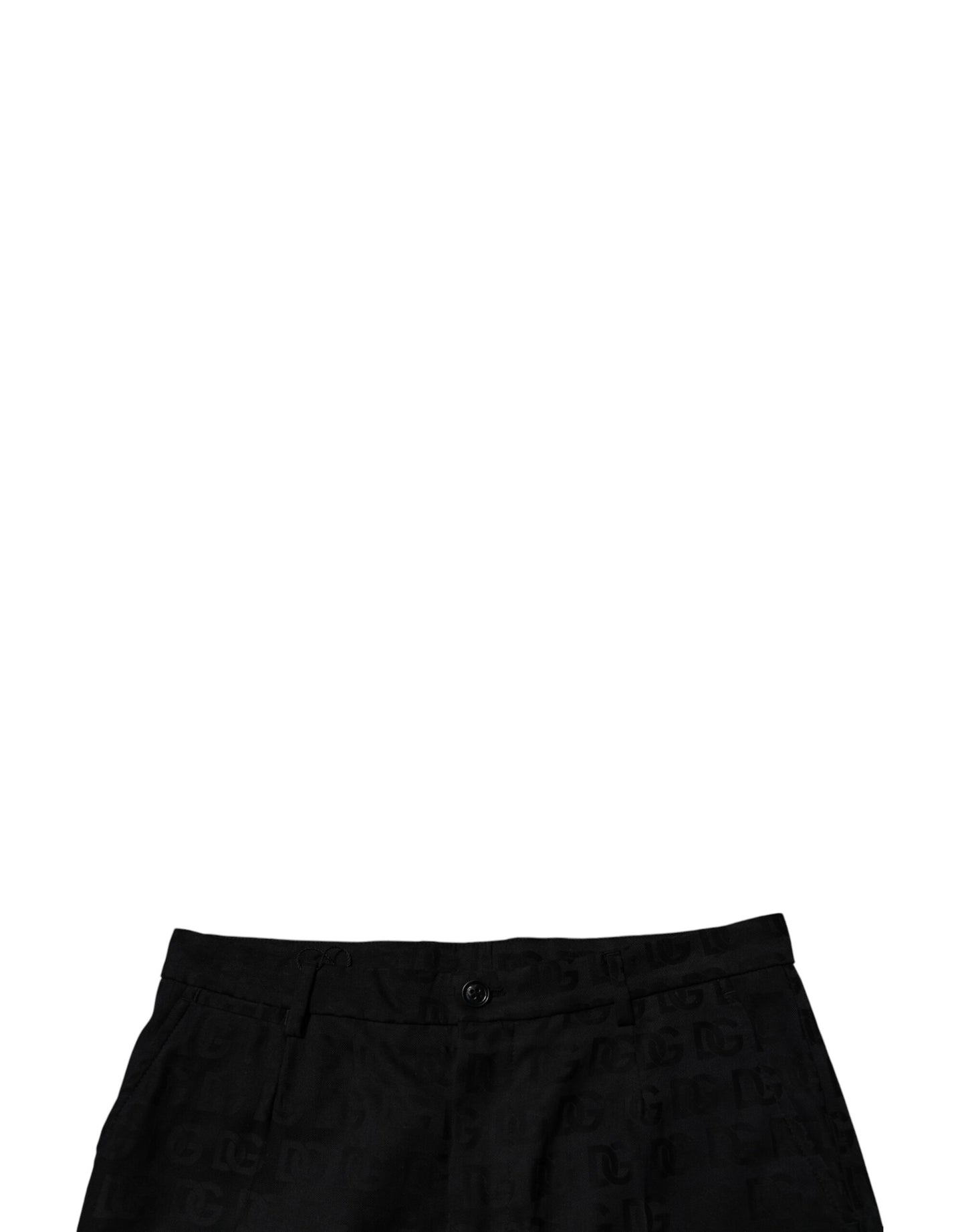 Black Cotton Casual Mid Waist Chino Shorts