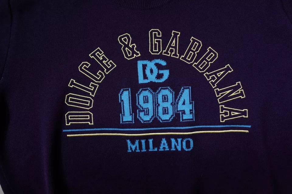 Blue 1984 Milano CrewNeck Sweatshirt Sweater