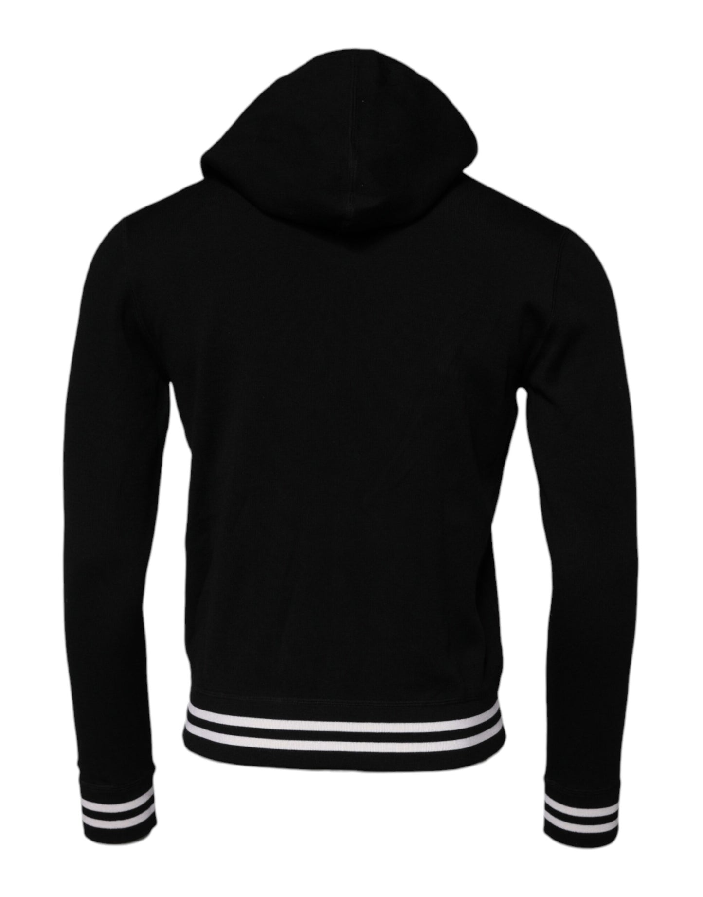 Black Wool Logo Hooded Sweatshirt Sweater