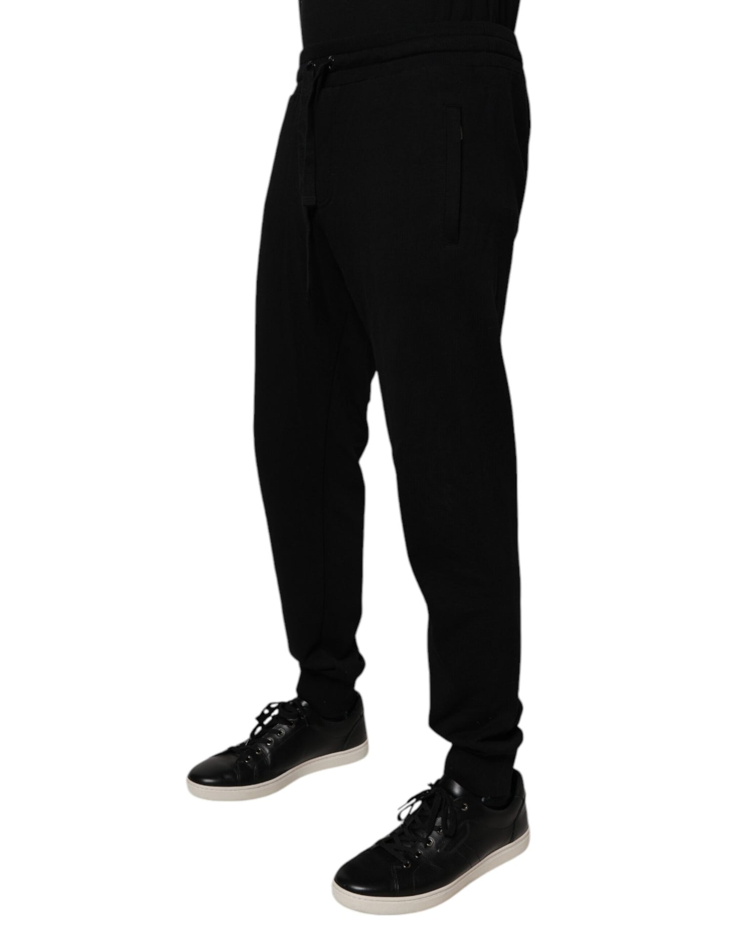 Black Cotton Jogger Jogging Pants