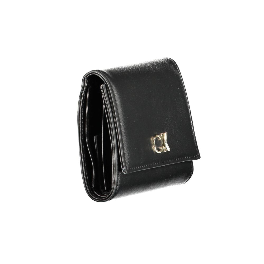 Black Polyethylene Women Wallet