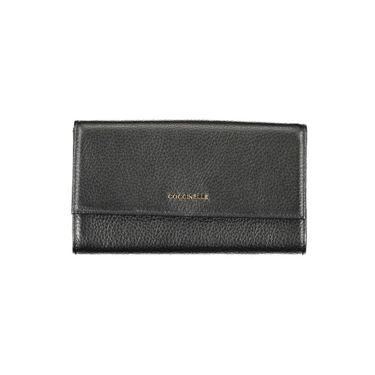 Black Leather Women Wallet