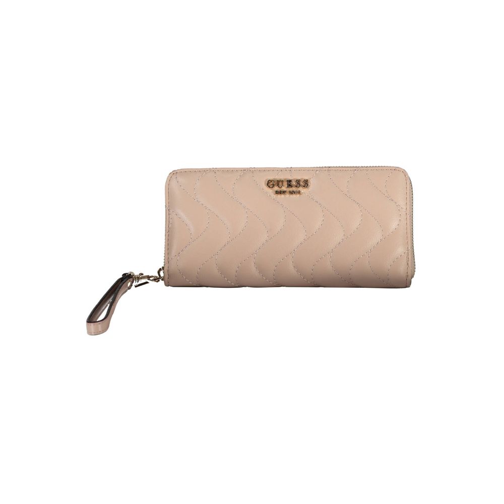 Pink Polyethylene Women Wallet