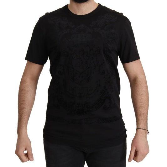 Black Cotton T-Shirt