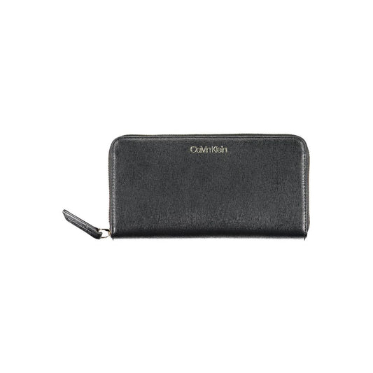 Black Polyethylene Women Wallet