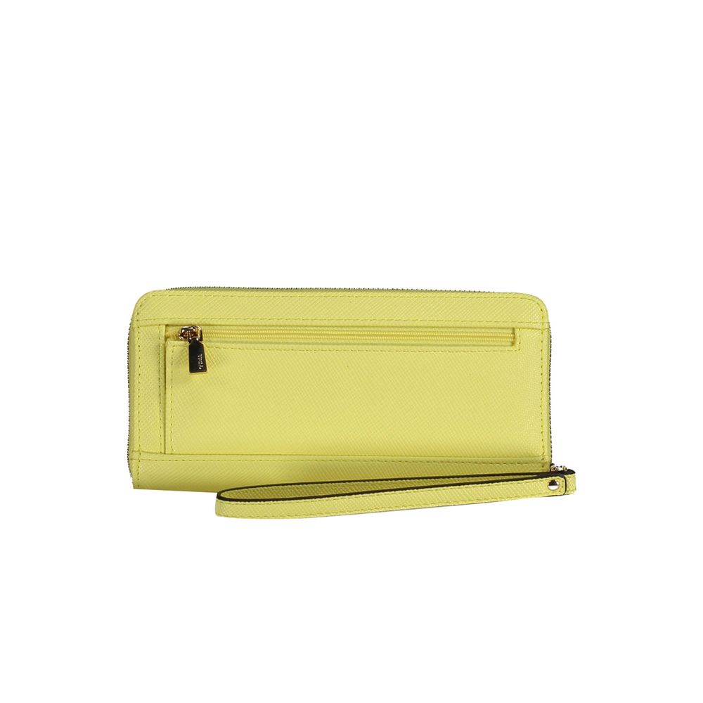 Yellow Polyethylene Women Wallet