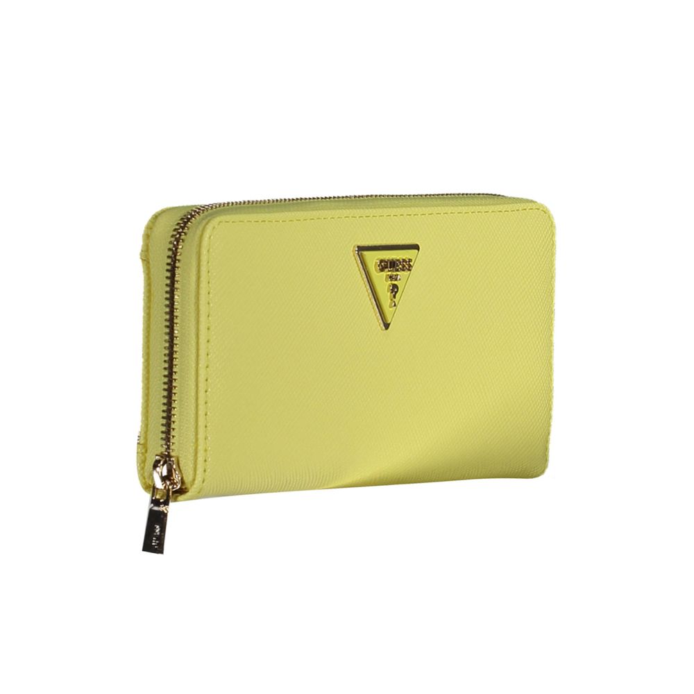 Yellow Polyethylene Women Wallet