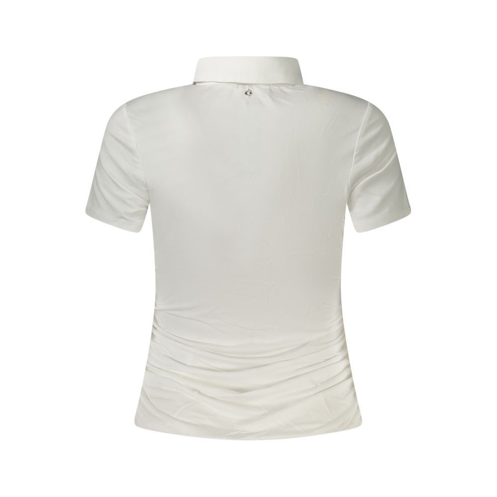 White Viscose Women Top