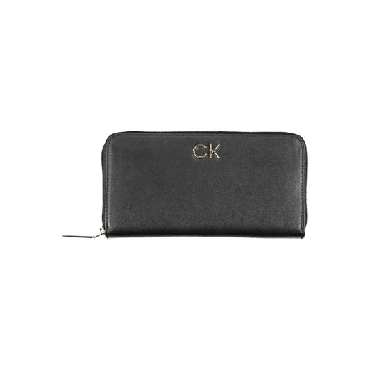 Black Polyethylene Women Wallet