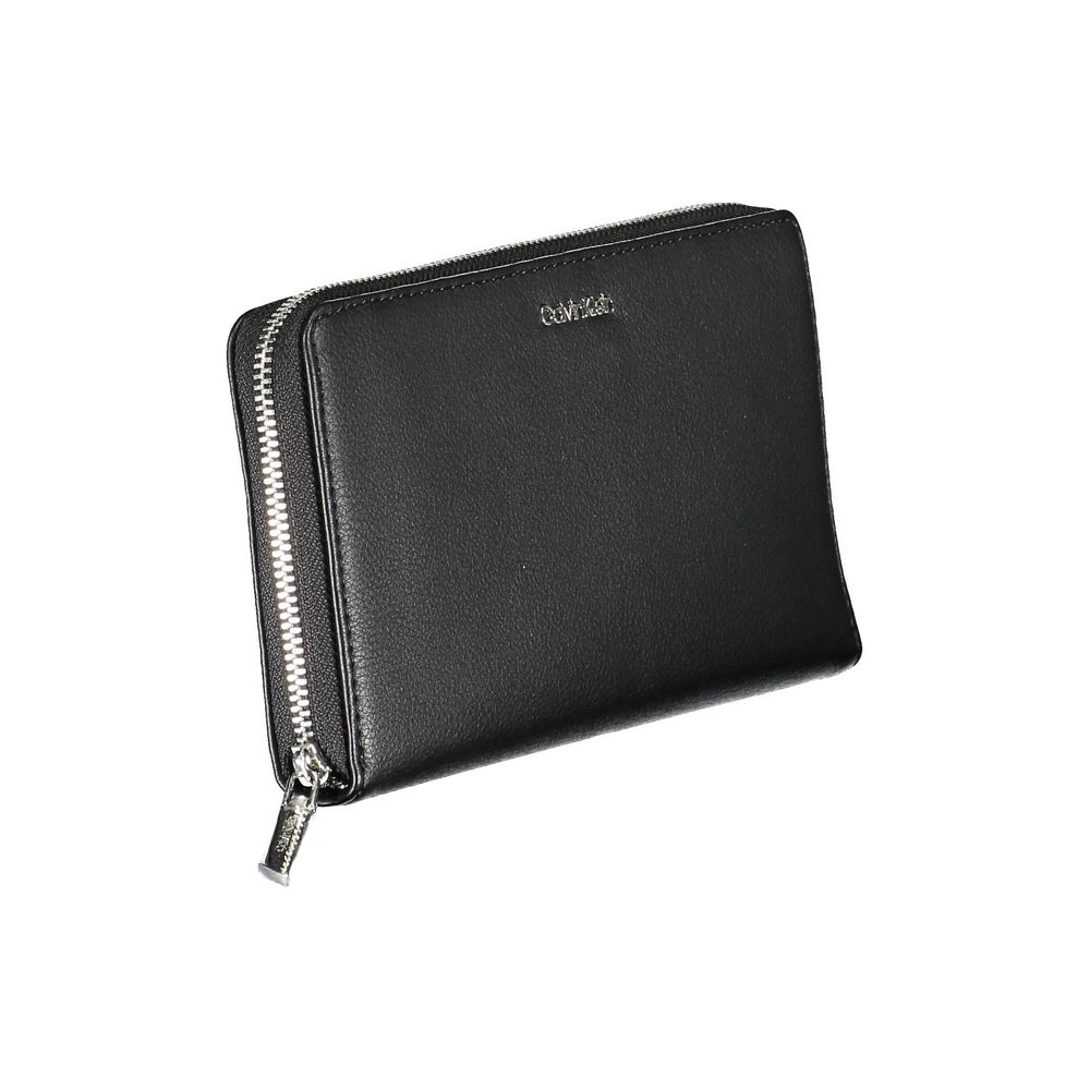 Black Polyethylene Women Wallet