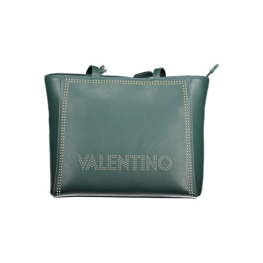 Green Polyethylene Women Handbag