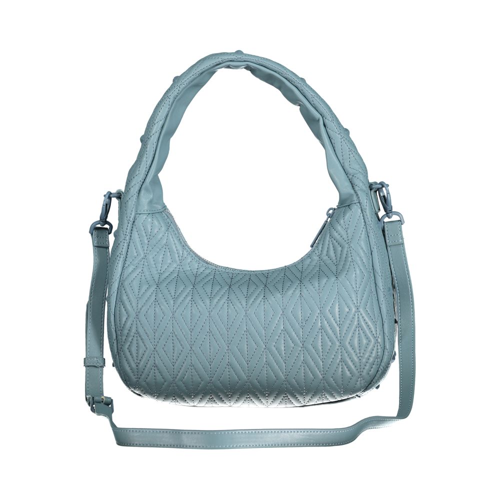 Blue Polyethylene Women Handbag