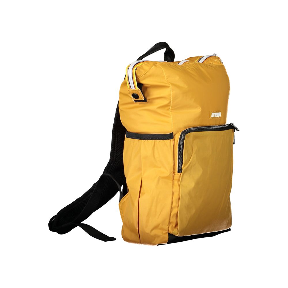 Yellow Polyamide Women Backpack