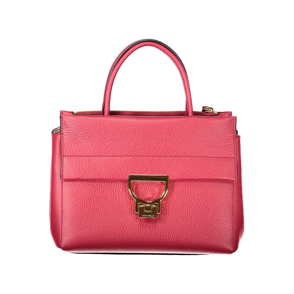 Red Leather Women Handbag