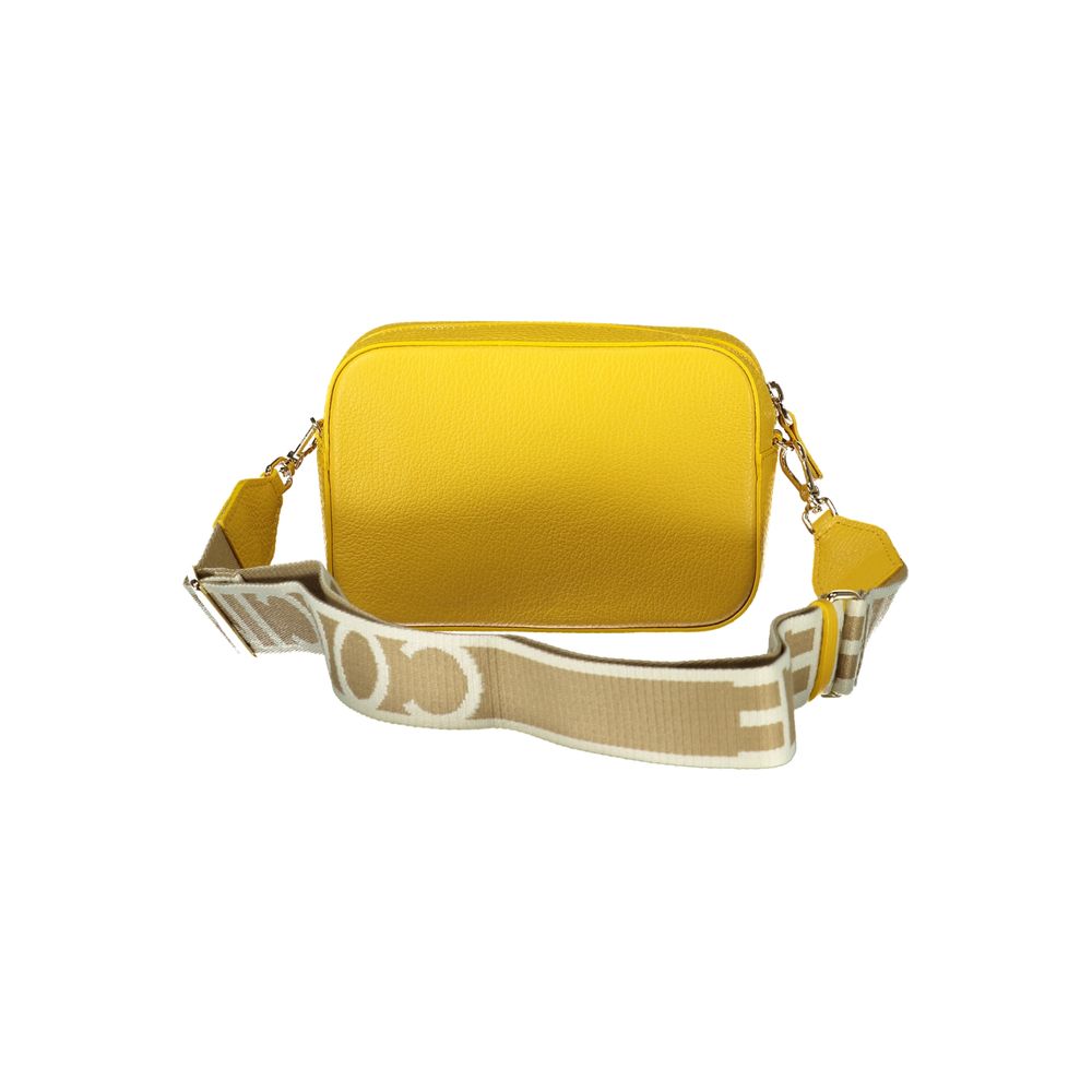 Yellow Leather Women Handbag