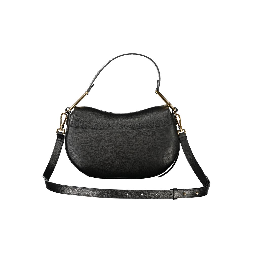 Black Leather Women Handbag