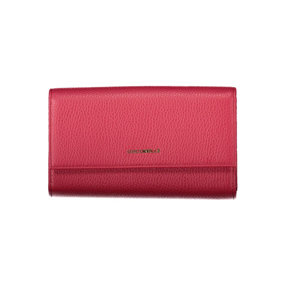 Red Leather Women Wallet