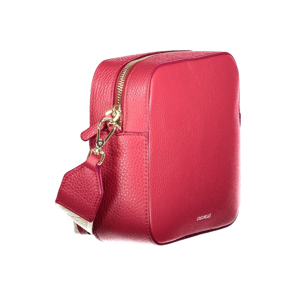 Red Leather Women Handbag