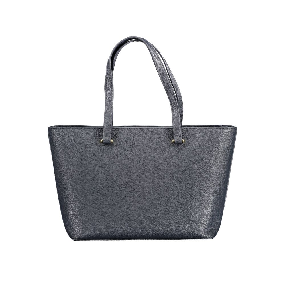 Blue Polyethylene Women Handbag