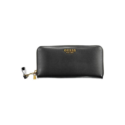 Black Polyethylene Women Wallet