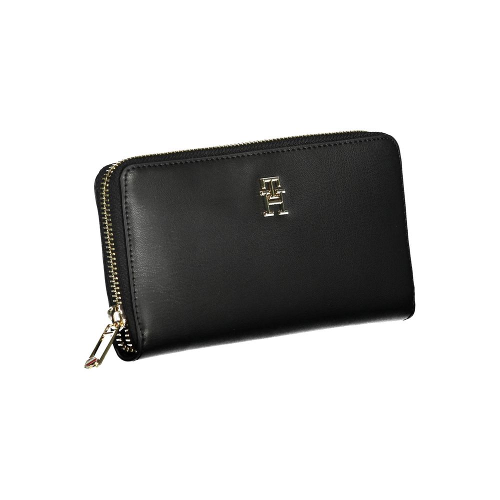 Black Polyethylene Women Wallet