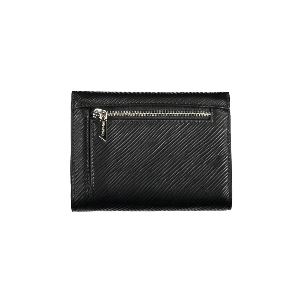 Black Polyethylene Women Wallet