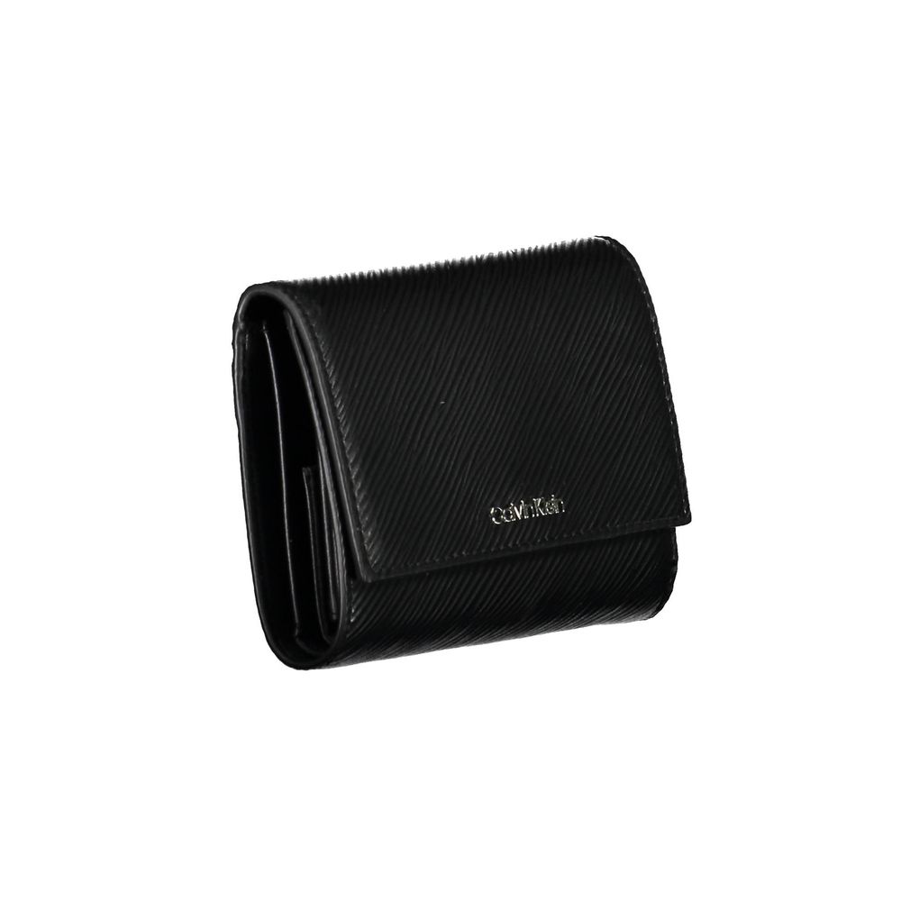 Black Polyethylene Women Wallet