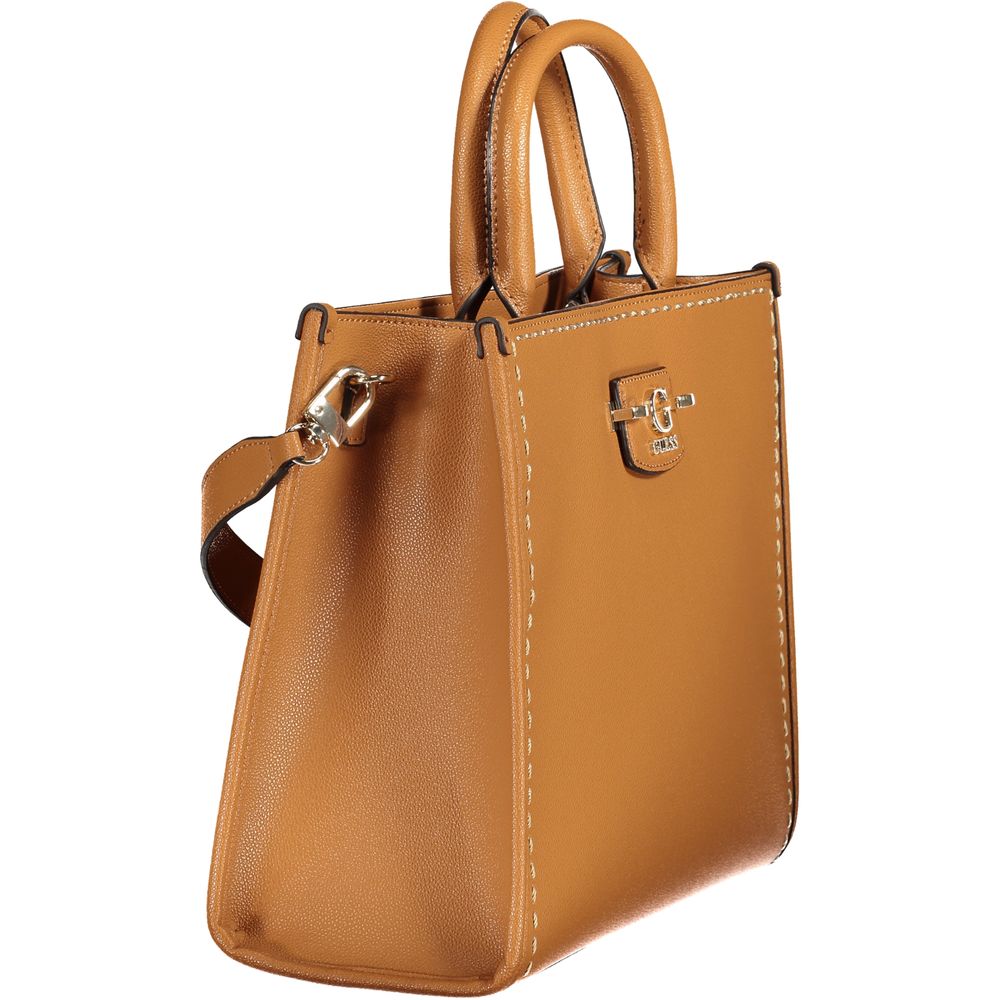 Brown Polyethylene Handbag