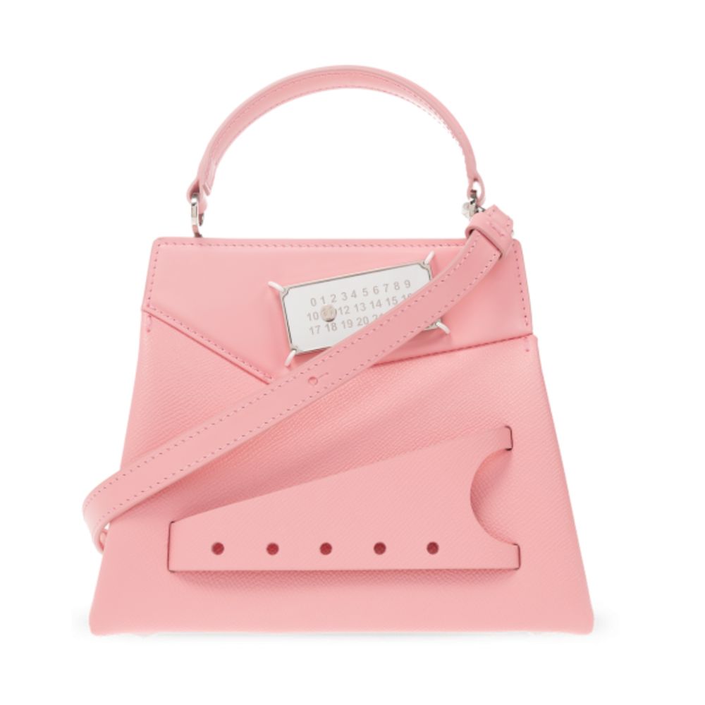 Pink Leather Crossbody Bag