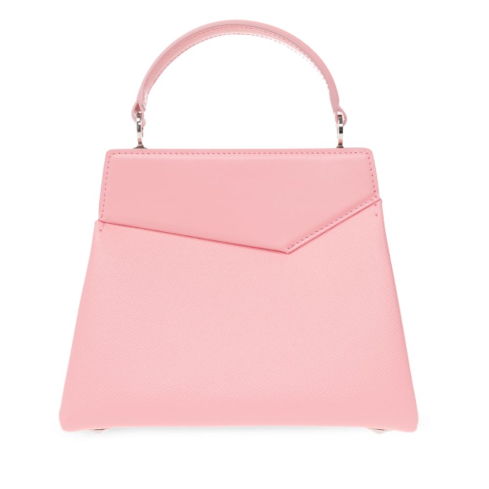 Pink Leather Crossbody Bag