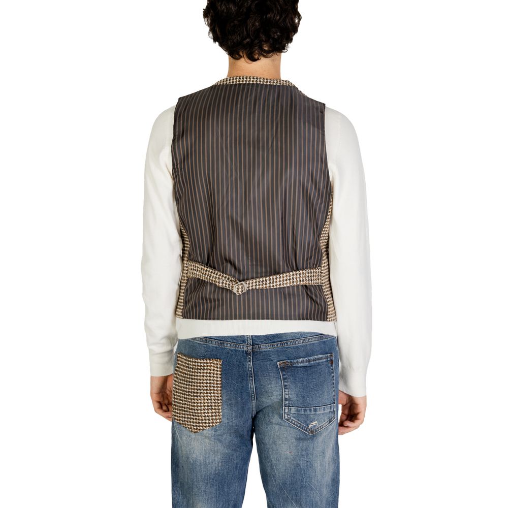 Beige Wool Vest